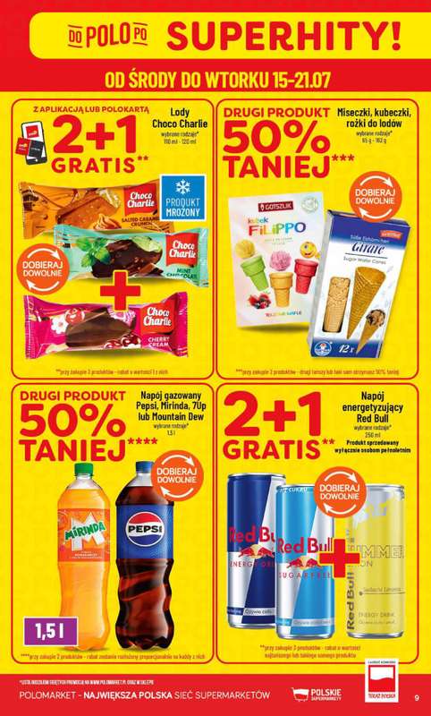 POLOmarket - gazetka promocyjna Gazetka od środy 15.07 do wtorku 21.07 - strona 9