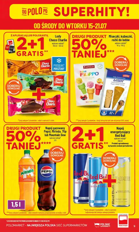 POLOmarket - gazetka promocyjna Gazetka od środy 15.07 do wtorku 21.07 - strona 9