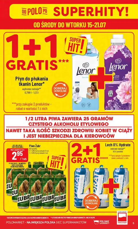 POLOmarket - gazetka promocyjna Gazetka od środy 15.07 do wtorku 21.07 - strona 5