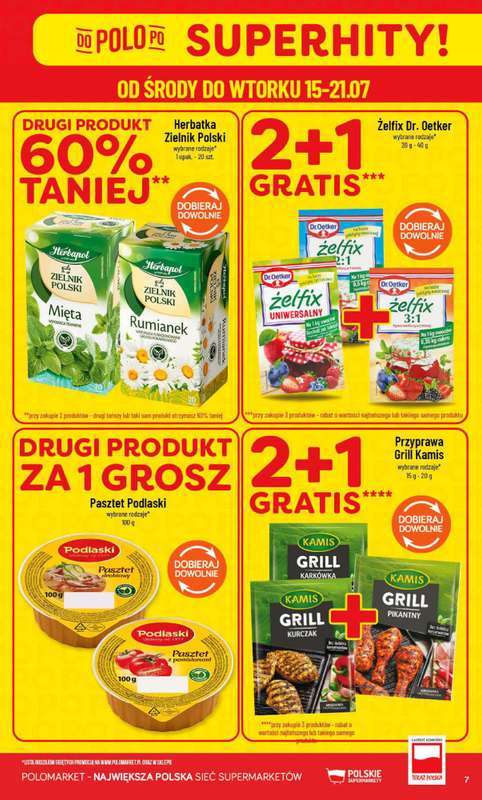 POLOmarket - gazetka promocyjna Gazetka od środy 15.07 do wtorku 21.07 - strona 7