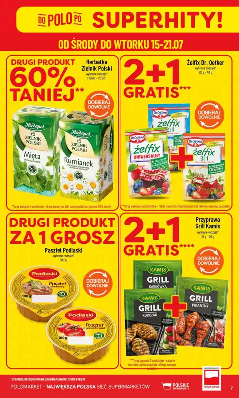 POLOmarket - gazetka promocyjna Gazetka od środy 15.07 do wtorku 21.07 - strona 7