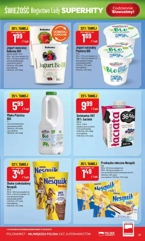POLOmarket - gazetka promocyjna Gazetka od środy 15.07 do wtorku 21.07 - strona 27