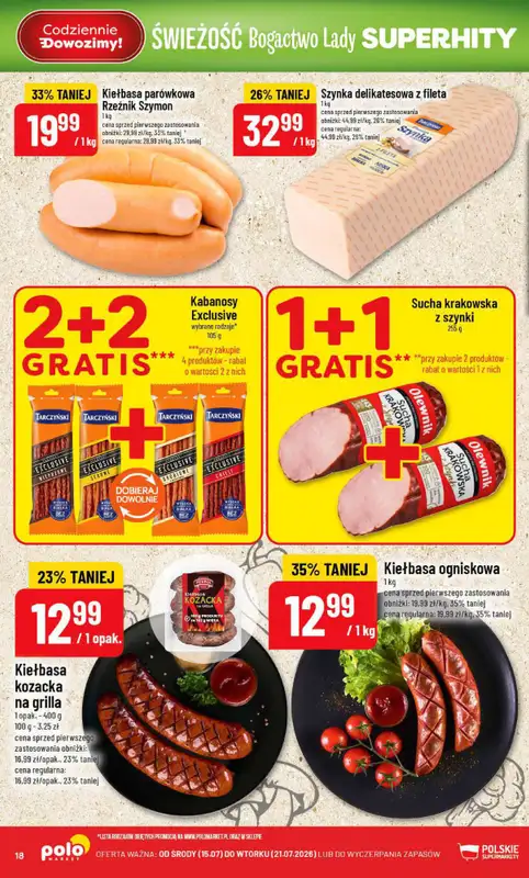 POLOmarket - gazetka promocyjna Gazetka od środy 15.07 do wtorku 21.07 - strona 18