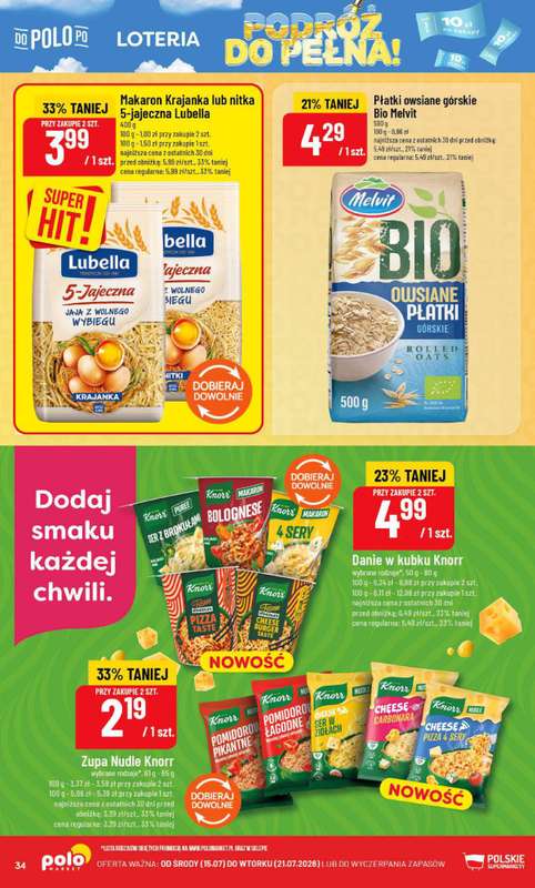 POLOmarket - gazetka promocyjna Gazetka od środy 15.07 do wtorku 21.07 - strona 34