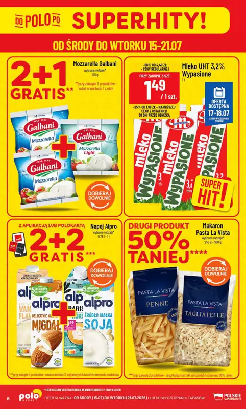 POLOmarket - gazetka promocyjna Gazetka od środy 15.07 do wtorku 21.07 - strona 6
