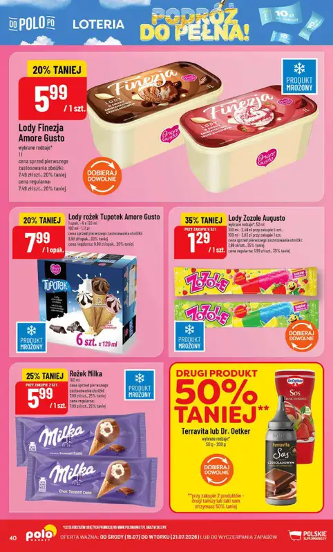 POLOmarket - gazetka promocyjna Gazetka od środy 15.07 do wtorku 21.07 - strona 40