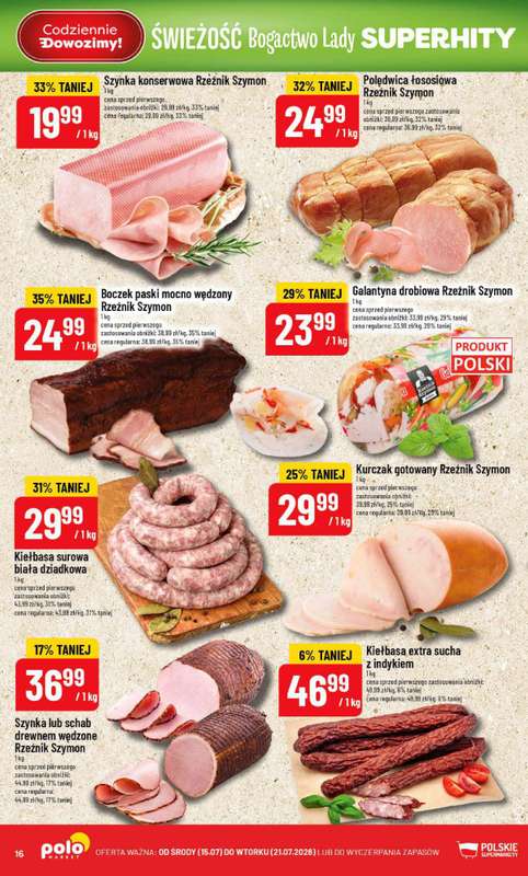 POLOmarket - gazetka promocyjna Gazetka od środy 15.07 do wtorku 21.07 - strona 16