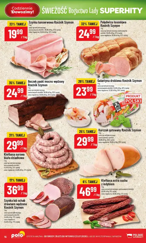 POLOmarket - gazetka promocyjna Gazetka od środy 15.07 do wtorku 21.07 - strona 16