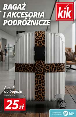 KiK - gazetka promocyjna Bagaż i akcesoria podróżnicze od wtorku 14.07 