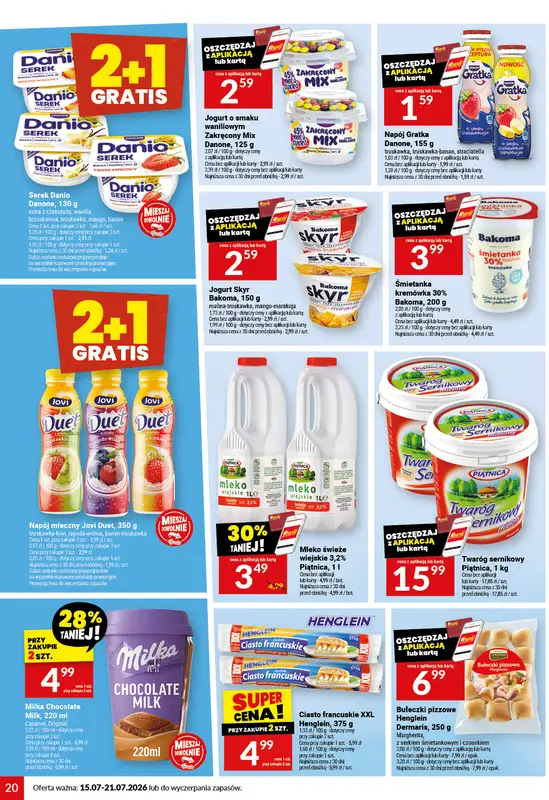 Twój Market - gazetka promocyjna Gazetka od środy 15.07 do wtorku 21.07 - strona 20