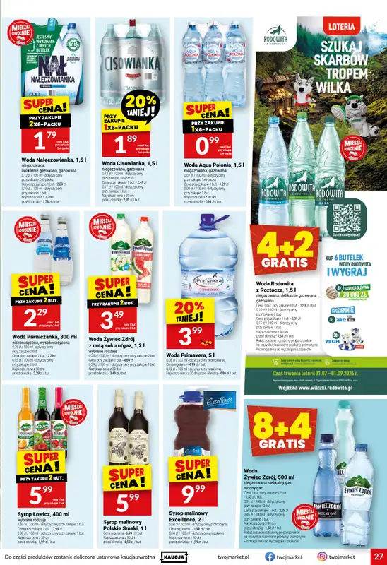 Twój Market - gazetka promocyjna Gazetka od środy 15.07 do wtorku 21.07 - strona 27