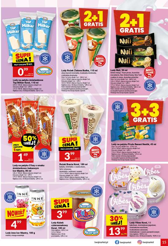 Twój Market - gazetka promocyjna Gazetka od środy 15.07 do wtorku 21.07 - strona 15