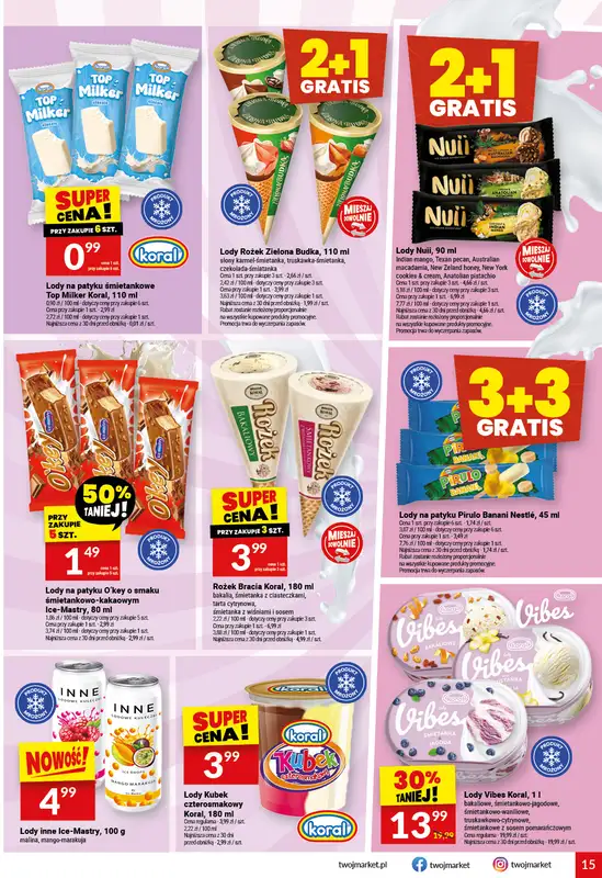 Twój Market - gazetka promocyjna Gazetka od środy 15.07 do wtorku 21.07 - strona 15