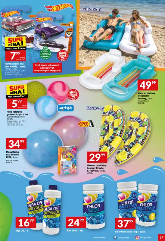 Twój Market - gazetka promocyjna Gazetka od środy 15.07 do wtorku 21.07 - strona 37