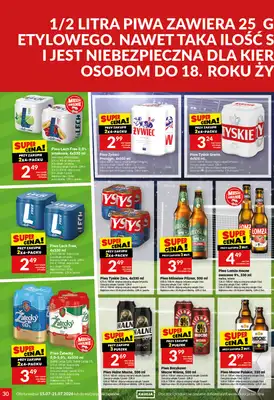 Twój Market - gazetka promocyjna Gazetka od środy 15.07 do wtorku 21.07 - strona 30