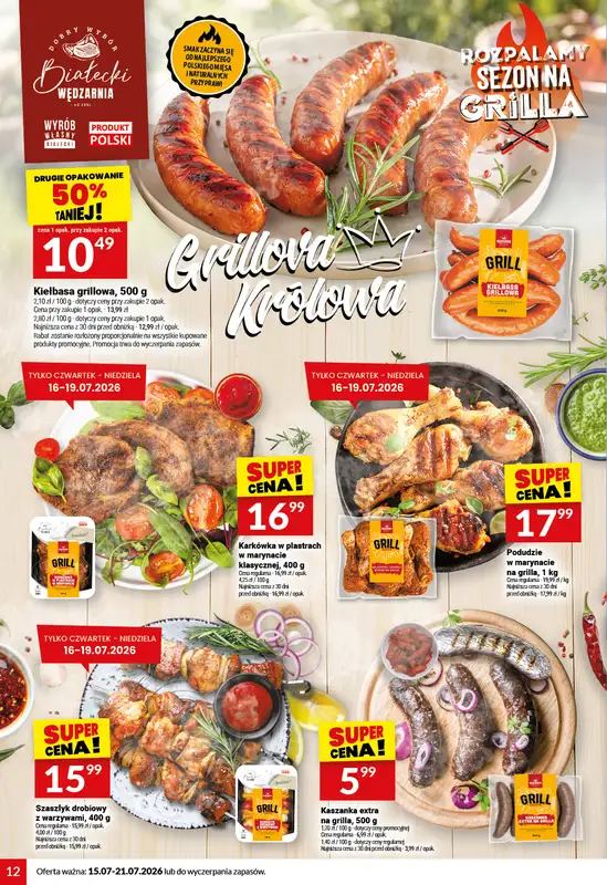 Twój Market - gazetka promocyjna Gazetka od środy 15.07 do wtorku 21.07 - strona 12