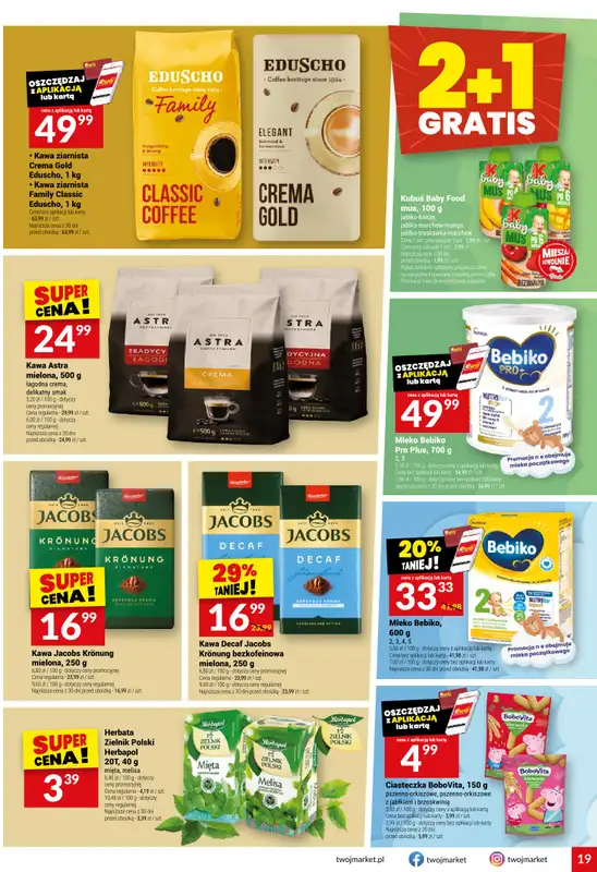 Twój Market - gazetka promocyjna Gazetka od środy 15.07 do wtorku 21.07 - strona 19