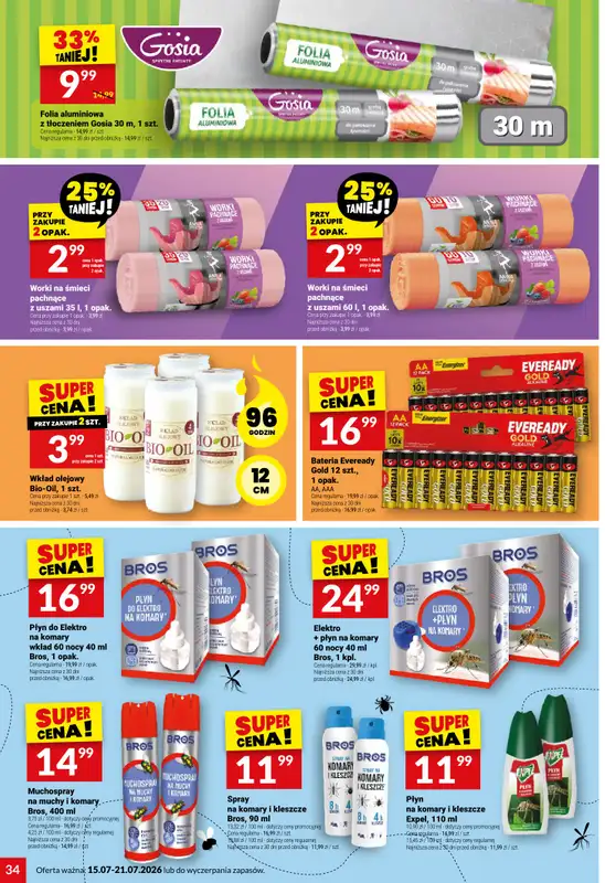 Twój Market - gazetka promocyjna Gazetka od środy 15.07 do wtorku 21.07 - strona 34