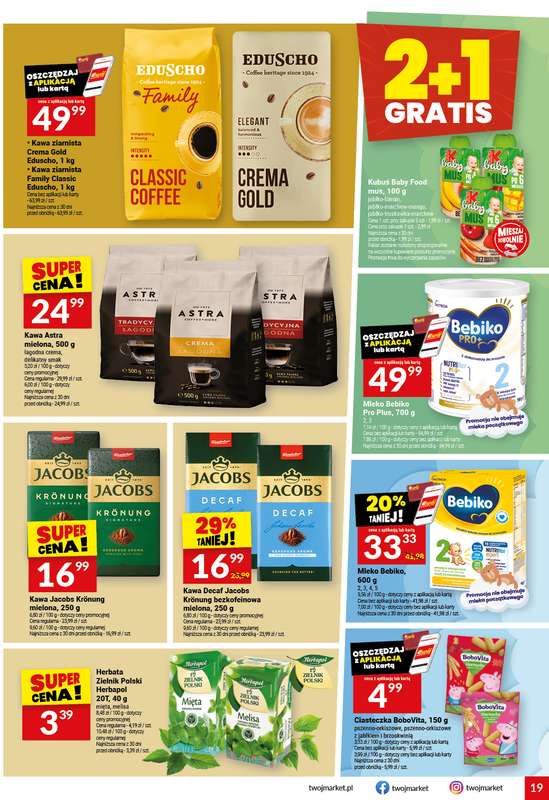 Twój Market - gazetka promocyjna Gazetka od środy 15.07 do wtorku 21.07 - strona 19