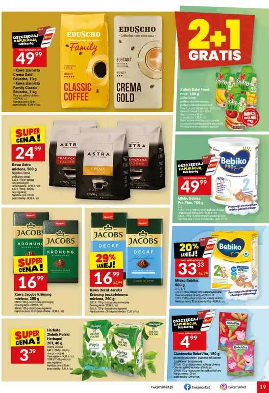 Twój Market - gazetka promocyjna Gazetka od środy 15.07 do wtorku 21.07 - strona 19