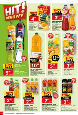 Twój Market - gazetka promocyjna Gazetka od środy 15.07 do wtorku 21.07 - strona 28