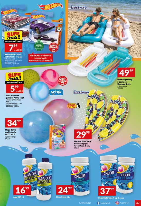 Twój Market - gazetka promocyjna Gazetka od środy 15.07 do wtorku 21.07 - strona 37