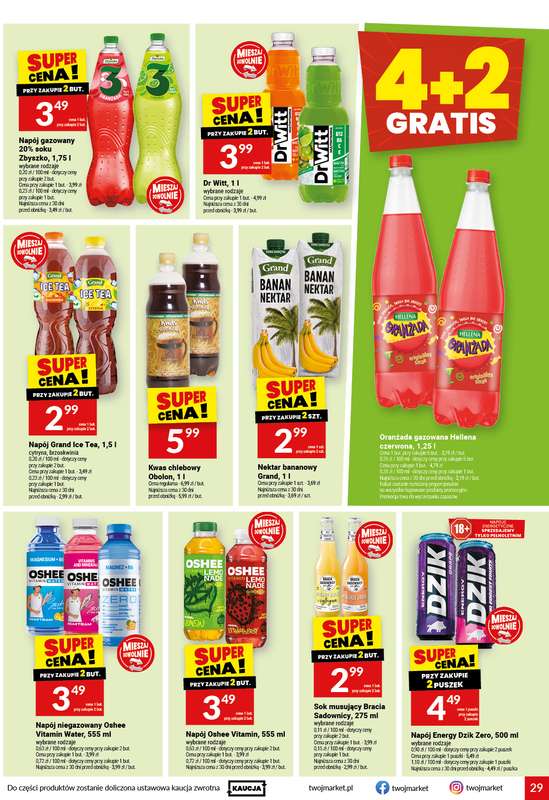 Twój Market - gazetka promocyjna Gazetka od środy 15.07 do wtorku 21.07 - strona 29
