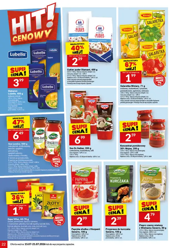 Twój Market - gazetka promocyjna Gazetka od środy 15.07 do wtorku 21.07 - strona 22