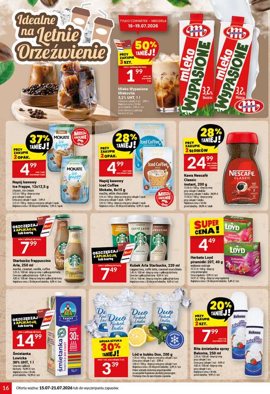 Twój Market - gazetka promocyjna Gazetka od środy 15.07 do wtorku 21.07 - strona 16