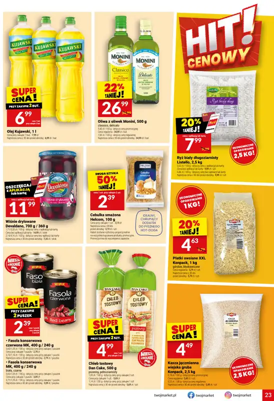 Twój Market - gazetka promocyjna Gazetka od środy 15.07 do wtorku 21.07 - strona 23