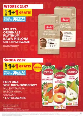 Kaufland - gazetka promocyjna Gazetka Tygodnia od czwartku 16.07 do środy 22.07 - strona 21