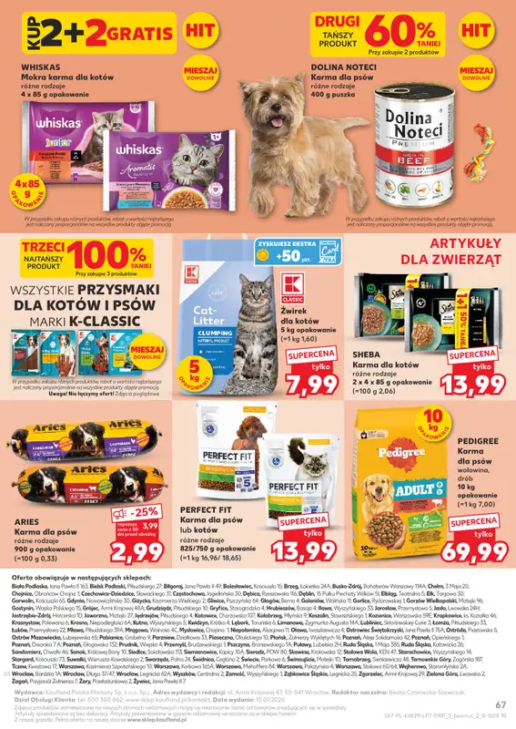 Kaufland - gazetka promocyjna Gazetka Tygodnia od czwartku 16.07 do środy 22.07 - strona 67