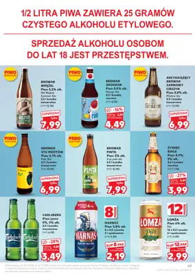 Kaufland - gazetka promocyjna Gazetka Tygodnia od czwartku 16.07 do środy 22.07 - strona 61