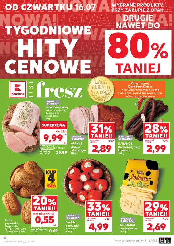 Kaufland - gazetka promocyjna Gazetka Tygodnia od czwartku 16.07 do środy 22.07 - strona 10