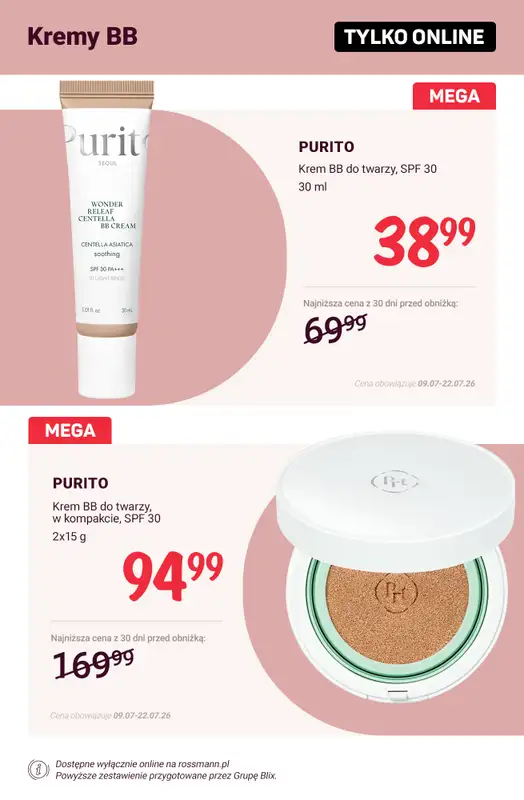 Rossmann - gazetka promocyjna Promocje TYLKO ONLINE! od wtorku 14.07 do środy 22.07 - strona 4