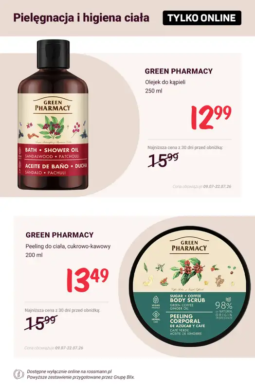 Rossmann - gazetka promocyjna Promocje TYLKO ONLINE! od wtorku 14.07 do środy 22.07 - strona 10