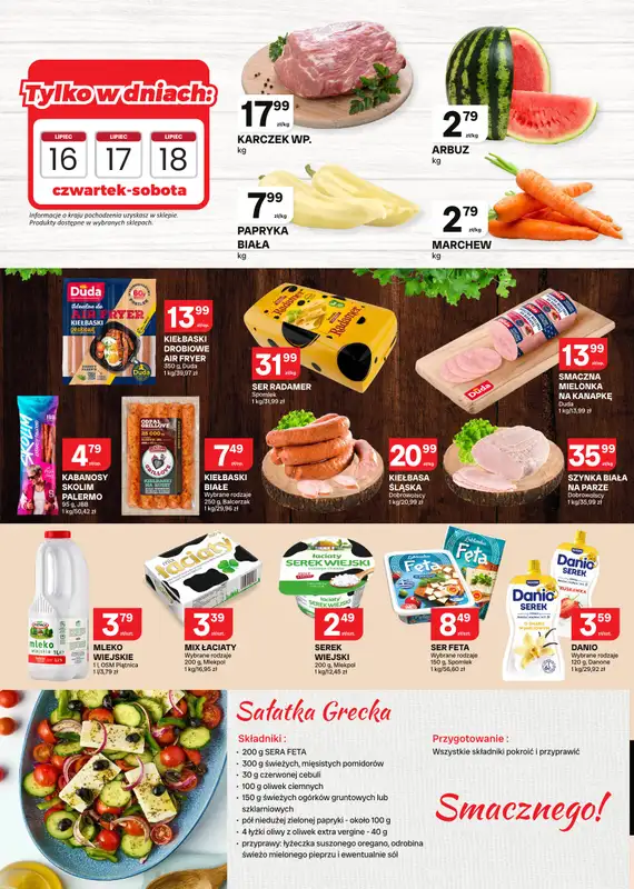 Chorten - gazetka promocyjna Gazetka Małopolska, Śląsk, Podkarpacie, Opolskie Market od czwartku 16.07 do niedzieli 26.07 - strona 2