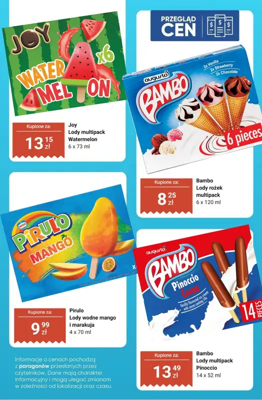 Dino - gazetka promocyjna Lody - przegląd cen od czwartku 16.07 do wtorku 21.07 - strona 3