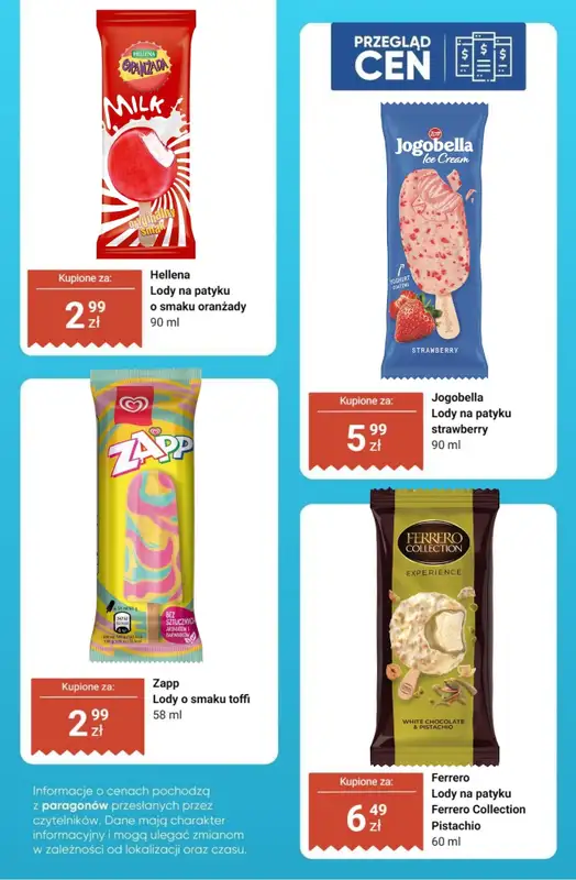 Dino - gazetka promocyjna Lody - przegląd cen od czwartku 16.07 do wtorku 21.07 - strona 9