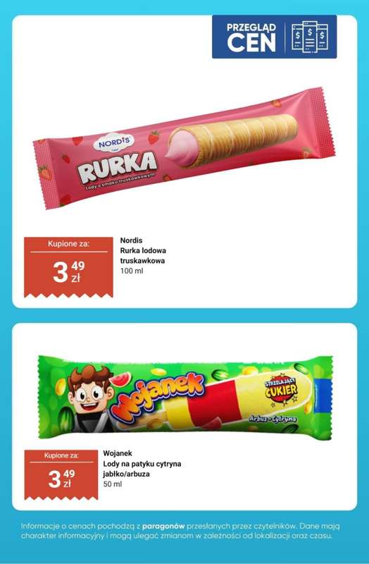 Dino - gazetka promocyjna Lody - przegląd cen od czwartku 16.07 do wtorku 21.07 - strona 8
