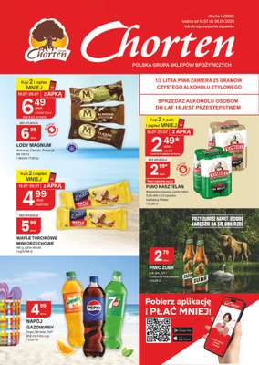Chorten - gazetka promocyjna Gazetka Podlaskie Market od czwartku 16.07 do niedzieli 26.07