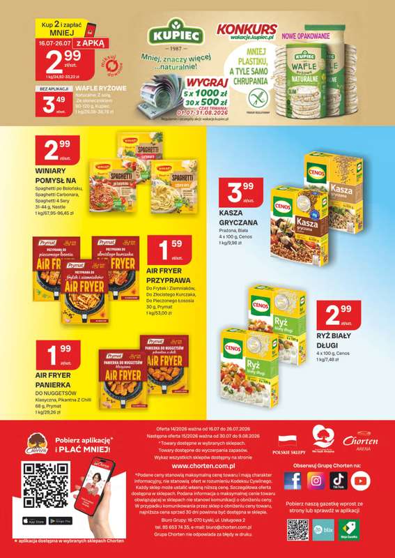 Chorten - gazetka promocyjna Gazetka Podlaskie Market od czwartku 16.07 do niedzieli 26.07 - strona 8