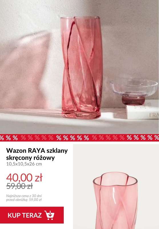 Homla - gazetka promocyjna Do -70% na dekoracje do salonu od wtorku 14.07  - strona 4