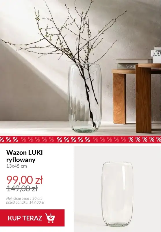 Homla - gazetka promocyjna Do -70% na dekoracje do salonu od wtorku 14.07  - strona 11