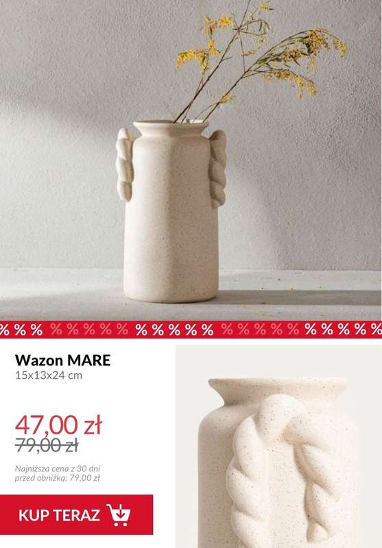 Homla - gazetka promocyjna Do -70% na dekoracje do salonu od wtorku 14.07  - strona 6