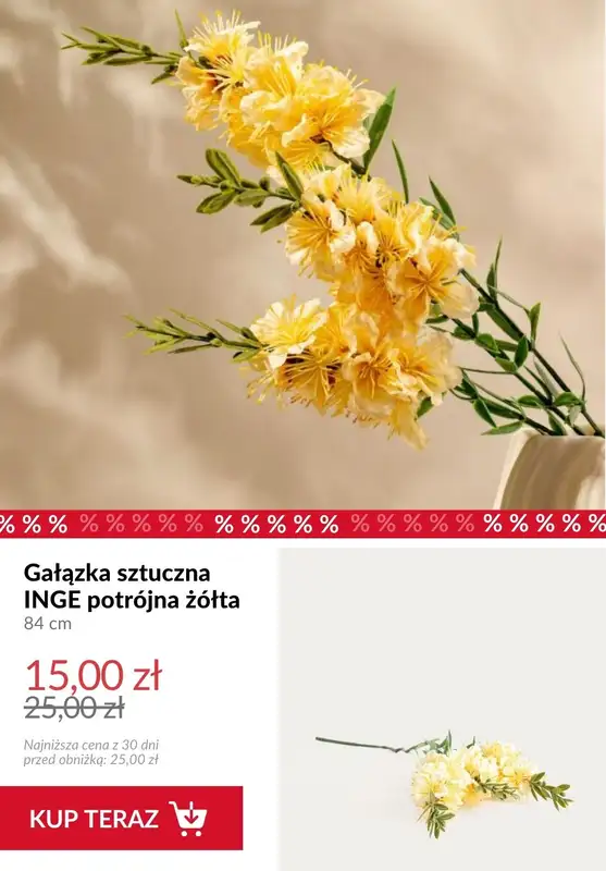 Homla - gazetka promocyjna Do -70% na dekoracje do salonu od wtorku 14.07  - strona 5