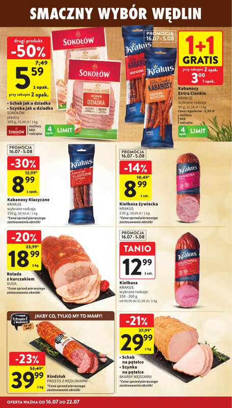 Intermarche - gazetka promocyjna Gazetka od czwartku 16.07 do środy 22.07 - strona 22