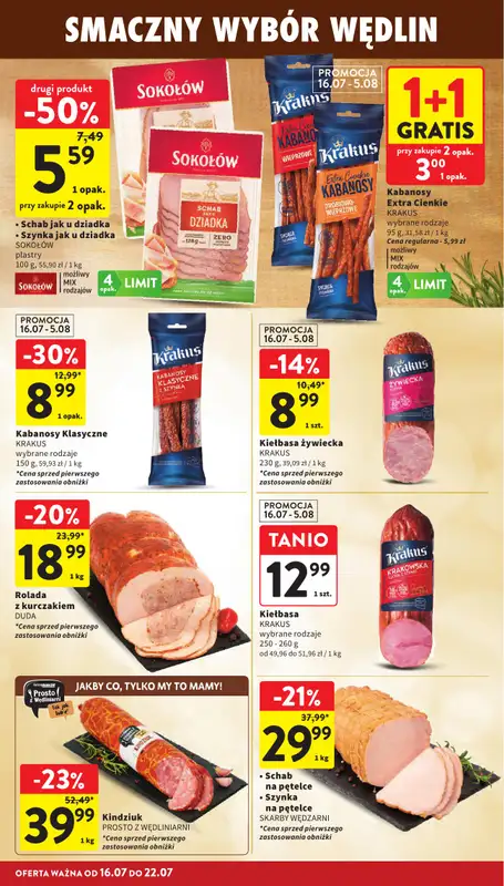 Intermarche - gazetka promocyjna Gazetka od czwartku 16.07 do środy 22.07 - strona 22