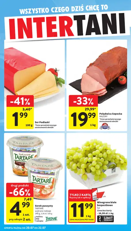 Intermarche - gazetka promocyjna Gazetka od czwartku 16.07 do środy 22.07 - strona 42