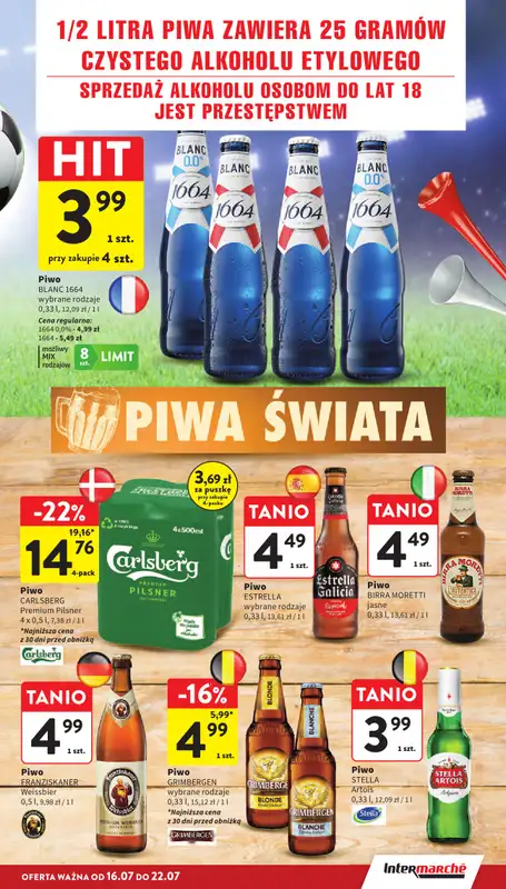 Intermarche - gazetka promocyjna Gazetka od czwartku 16.07 do środy 22.07 - strona 9